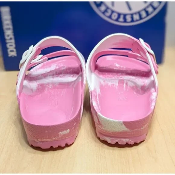 Birkenstock Arizona EVA Multi Pink & White Waterproof Sandals Womens 10 EU41 NIB - Picture 7 of 13